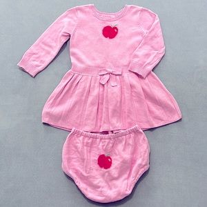 [Lilly Pulitzer] Apple Intarsia Sweater Dress